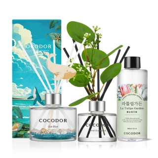 【cocodor】夏季森林海洋2+1超值組(擴香瓶120ml+擴香瓶200ml+補充瓶200ml/多款任選/官方直營)