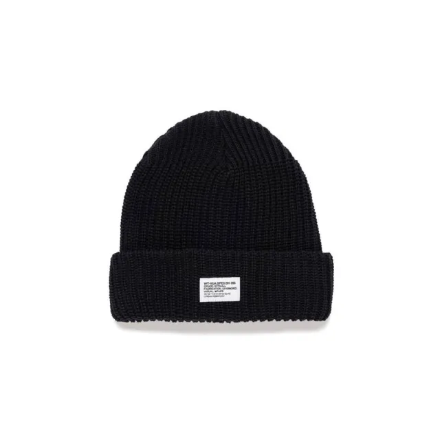 Wtaps】Wtaps Beanie 02 / Beanie /CTPL. Coolmax Black 毛帽