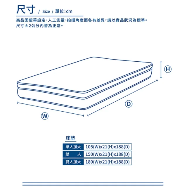 【A FACTORY 傢俱工場】派蒙 簡約收納房間3件組-單大3.5尺(床頭箱+床墊+三抽收納)