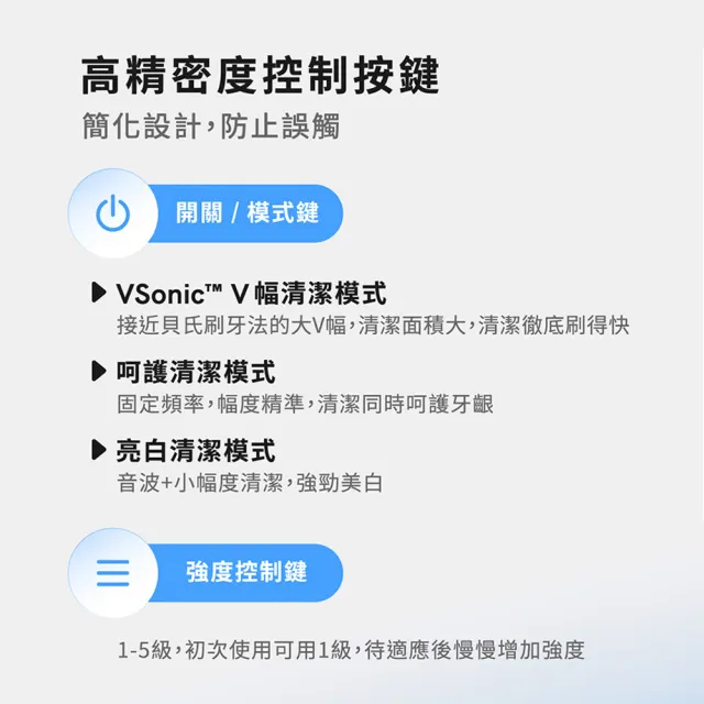 【PORClean 寶可齡】VSonic™ V601 V幅音波電動牙刷