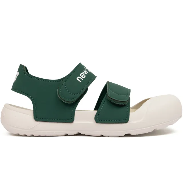 【NEW BALANCE】NB 涼鞋 童鞋 中童 兒童 護趾 魔鬼氈 綠 SYA809T3-M楦