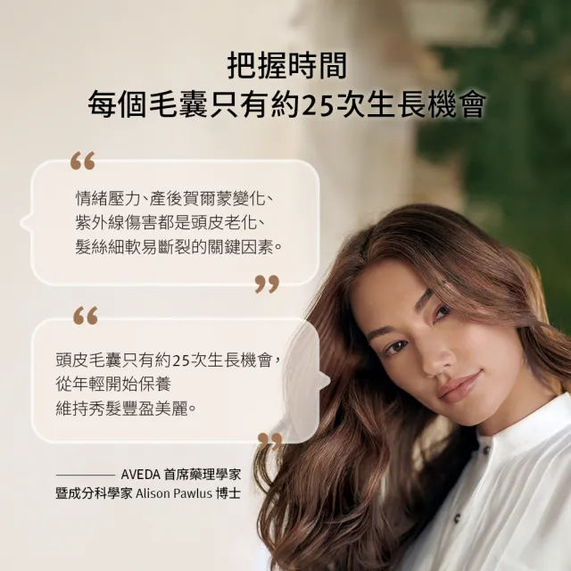 【AVEDA】蘊活煥欣豐盈菁華 30ml(頭皮精華 立即增加髮絲視覺量)