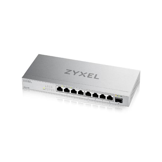 【ZyXEL 合勤】XMG-108 9埠 Multi-Gig 無網管 交換器 10G上行介面 8埠2.5G