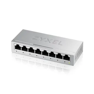 【ZyXEL 合勤】GS-108B v5 桌上型8埠Gigabit 乙太網路交換器(金屬殼)