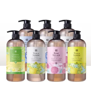 【JustHerb香草集】大容量 花植香氛沐浴露/洗髮1000ml x2入(多款任選)