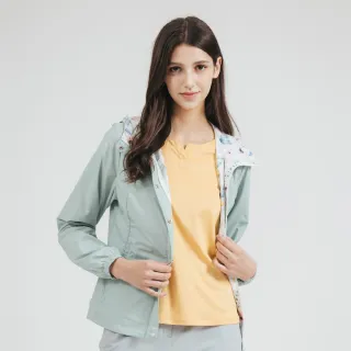 【TRAVELER 旅行者】女款防風自體收納雙面穿抗UV外套｜251TR204(防風/抗UV/自體收納/雙面穿)