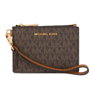 【Michael Kors】JET SET TRAVEL系列 防刮皮革 4卡 鑰匙圈 零錢包 手拿包(多色任選)