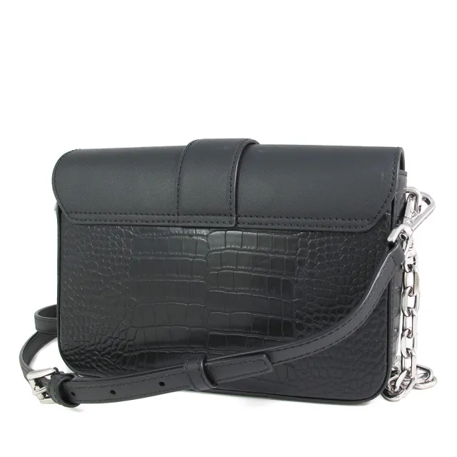 【Michael Kors】CARMEN 翻蓋鍊帶肩背x斜背兩用包(兩色)