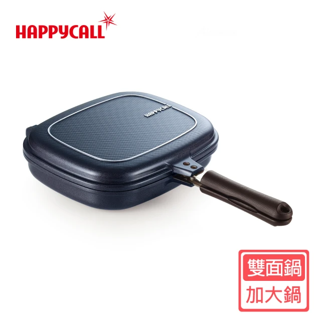 【HAPPYCALL】陶瓷熱循環雙面鍋不沾鍋(加大款)