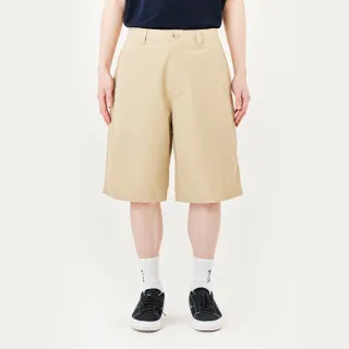 【Mark Gonzales官方旗艦】男女同款 小天使工裝寬版短褲-米色