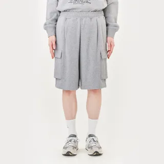 【Mark Gonzales官方旗艦】男女同款 BERMUDA 多口袋休閒短褲-灰色