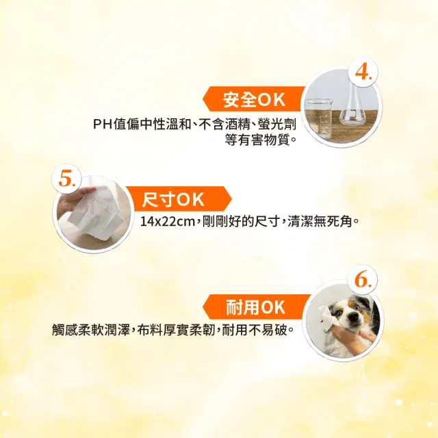 【Petto貝多芬】寵物清潔濕巾(10抽x72包/箱)