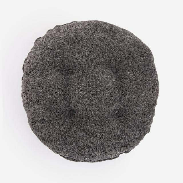 【特力屋】圓凳用彈力椅套式坐墊 30cm 灰