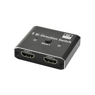 【TOWNWARD 大城科技】HDMI 2.1 雙向切換器8K(電視 電腦 電競 2進1出or1進2出 型號:HSW-8111)