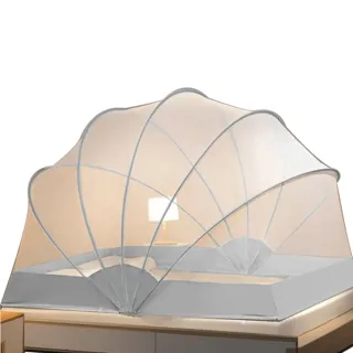 【匠藝家居】升級鋼骨七骨蚊帳 折疊蚊帳 單人蚊帳 蒙古包蚊帳 1米宿舍蚊帳(七個骨架超穩固 A類母嬰級)