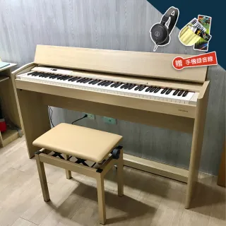 【ROLAND 樂蘭】F701 88鍵 推蓋式 電鋼琴 更細膩音色(送保固3年/錄音USB線/耳機/鋼琴保養油)