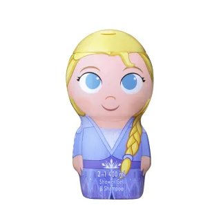【Disney 迪士尼】Elsa 艾莎 兒童 沐浴乳 洗髮精2合1(400ml)限定版