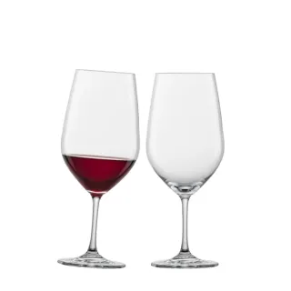 【ZWIESEL GLAS】ZWIESEL GLAS Vina 紅波爾多酒杯 640ml 2入禮盒組(紅酒杯/品酒杯/高腳杯/波爾多)