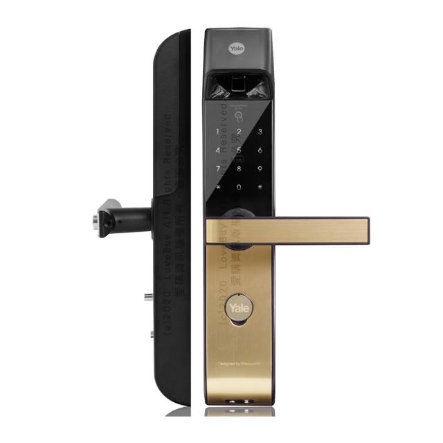 【Yale 耶魯】YDM-7216A 指紋/卡片/密碼/鑰匙 智能電子鎖/門鎖(附基本安裝)