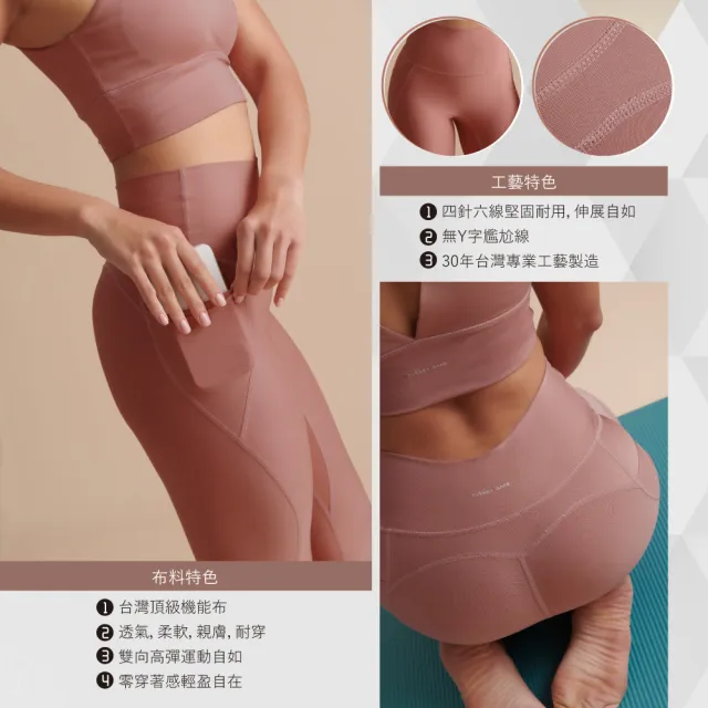 【怪獸】rubber anne Vanessa網紅聯名設計款瑜伽服  褲子(瑜珈 瑜珈服飾 瑜珈用品)