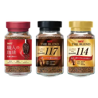 【UCC】117/114/芳醇即溶咖啡90gx12罐/箱(日本)