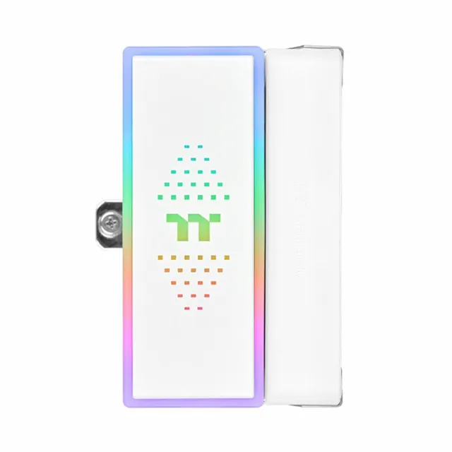 【Thermaltake 曜越】ASTRIA 200 ARGB主板連動版CPU散熱器 - 白色(CL-P137-AL12SW-A)