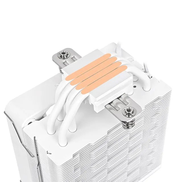 【Thermaltake 曜越】ASTRIA 200 ARGB主板連動版CPU散熱器 - 白色(CL-P137-AL12SW-A)