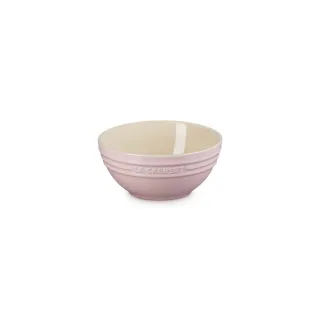 【Le Creuset】瓷器韓式湯碗13cm(雪紡粉)