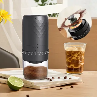 【ANTIAN】電動咖啡豆研磨機 義式咖啡自動磨粉機 便攜小型咖啡機