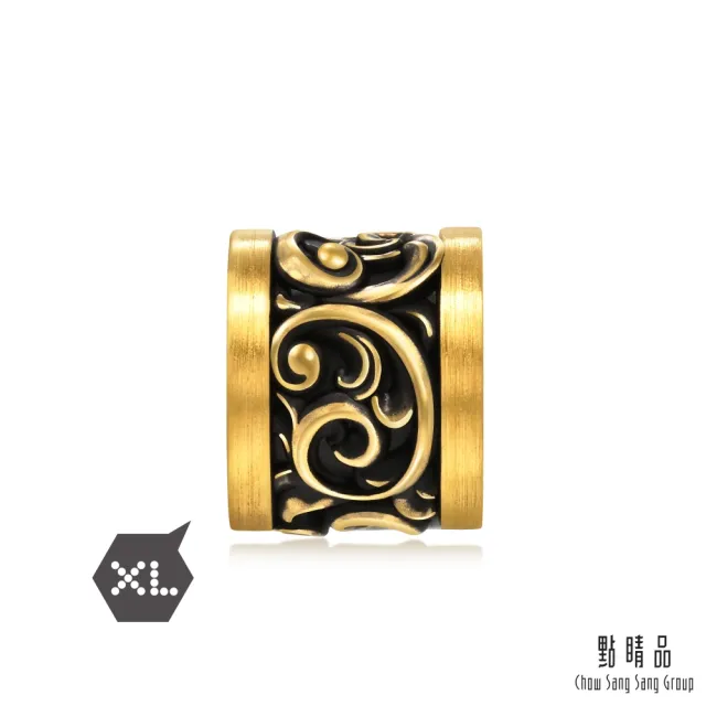 【點睛品】Charme XL 卷草紋 黃金串珠