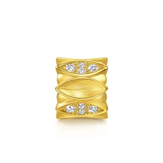 【點睛品】Charme Mini 葉光閃閃 鑽石黃金串珠