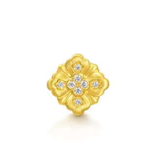 【點睛品】復古美學 鑽石黃金串珠