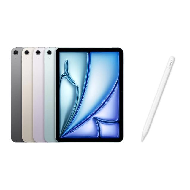 【Apple】2025 iPad Air M3晶片/11吋/WiFi/128G 平板電腦(Apple Pencil USB-C組)