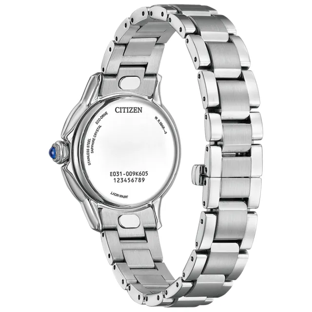 【CITIZEN 星辰】L系列 光動能大三針 羅馬時標 女錶 30.3MM 粉(EM1160-58X)