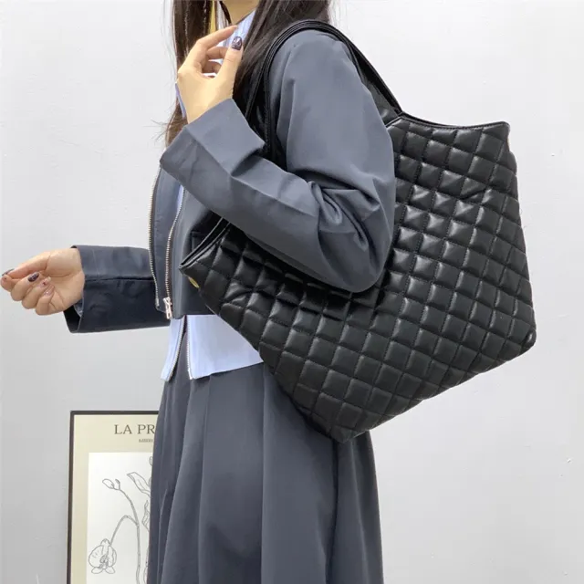 【LEESA】雙11 包包\菱格包\子母包\大容量包包\包包女\通勤包\休閒\旅行\百搭\托特包\肩背包\女