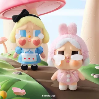 【小禮堂】POP MART x CRYBABY 搪膠絨毛吊飾盲盒 全套盲盒6入組(平輸品)