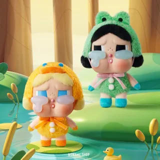 【小禮堂】POP MART x CRYBABY 搪膠絨毛吊飾盲盒 全套盲盒6入組(平輸品)
