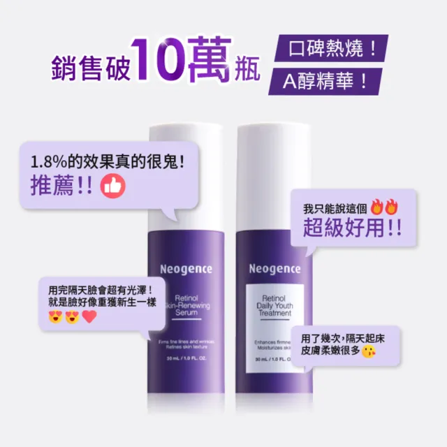 【Neogence 霓淨思】舊版 1.8%超效逆時A醇精華30ml