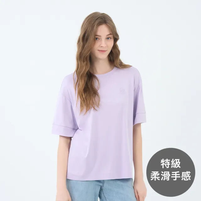 【GIORDANO 佐丹奴】女裝圓領短袖上衣 Liquid Touch系列(多色任選)