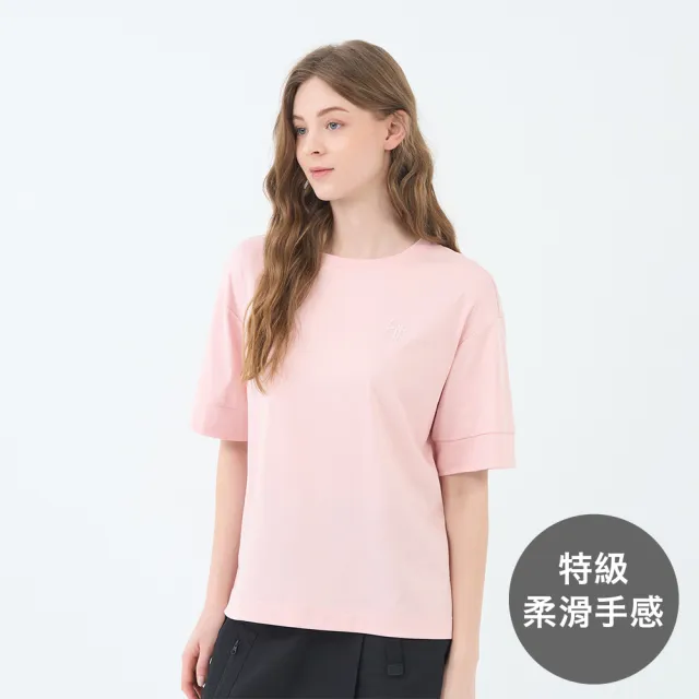 【GIORDANO 佐丹奴】女裝圓領短袖上衣 Liquid Touch系列(多色任選)
