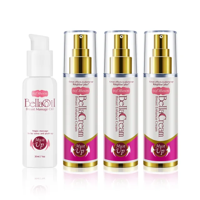 即期品【IvyMaison】產後逆轉鬆垮美胸組 美胸精油30ml*1入+美胸霜30ml*3入(產後美胸修護/緊實豐潤)
