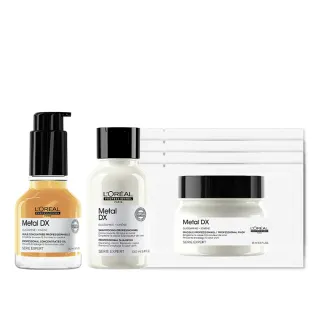 【L’OREAL 巴黎萊雅PRO】絲漾博吸金喚彩抗躁護髮油50ml(抗毛躁/柔順/濕髮用/護髮/防斷/抗躁小金安瓶)