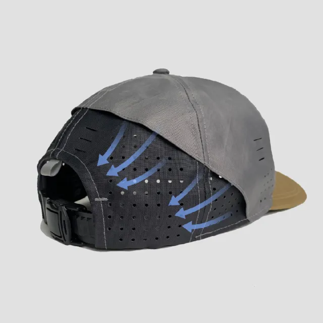 【CODE OF BELL】BASI[X]VAPOR HAT - 棒球帽(防水材質、透氣孔、易調整扣具)