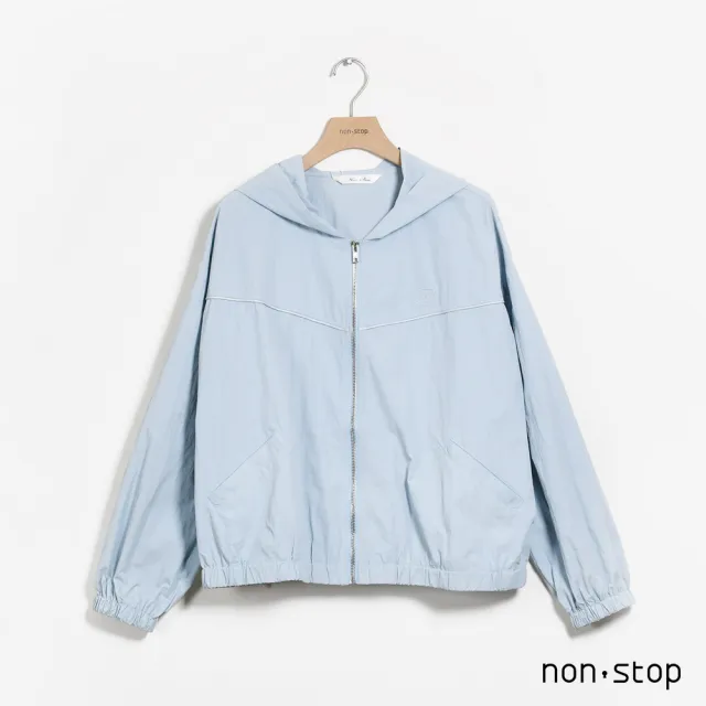 【non-stop】休閒運動連帽套裝-2色