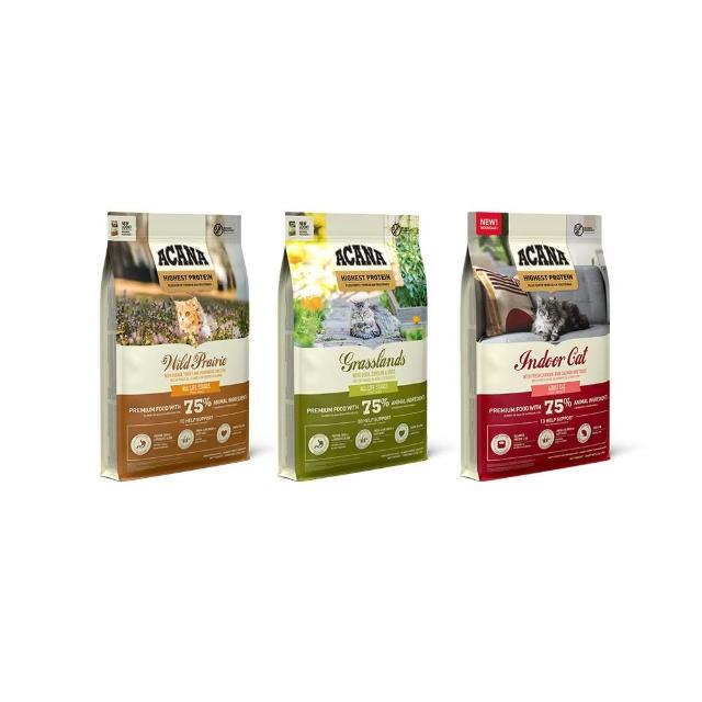 【ACANA】無穀貓飼料1.8kg--農場盛宴、草原盛宴、高蛋白幼貓、高蛋白室內貓(WDJ推薦/全齡貓/貓糧/貓飼料)