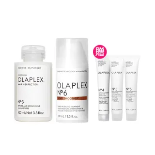 【OLAPLEX 歐啦】3號+6號護髮雙入組(3號洗前修護素100ml+6號免沖洗修復乳100ml)