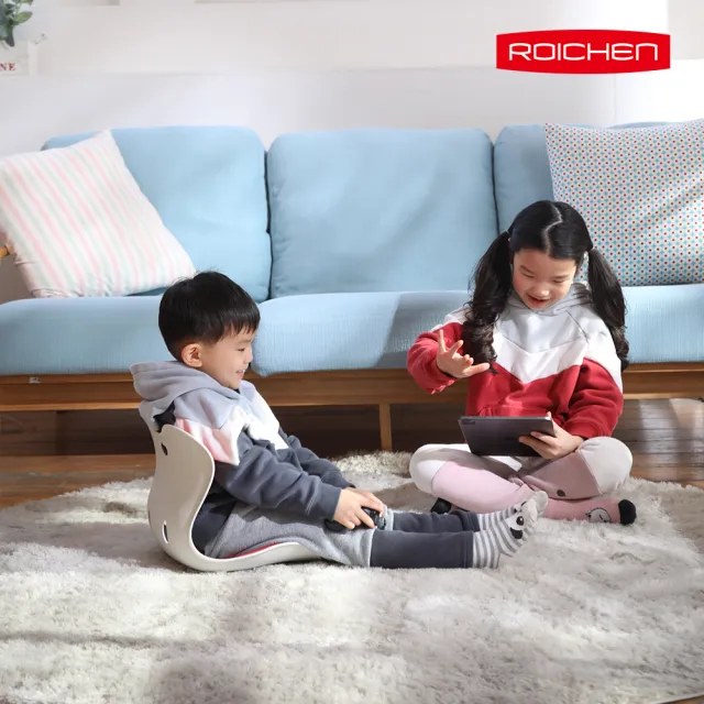 【Roichen】韓國 減壓舒適正脊坐墊/護脊椅墊1入-兒童款 (35kg 以下兒童適用 護腰)
