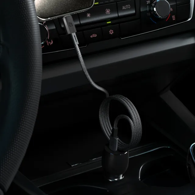 【ADAM 亞果元素】MS100 USB-C 對USB-C 60W 磁吸充電線(100CM)