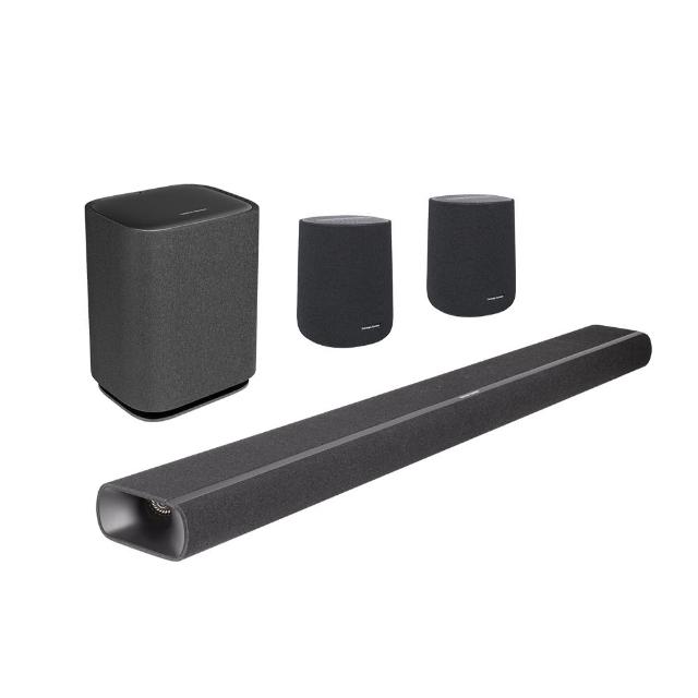 【Harman Kardon】Enchant 1100 7.1.4杜比全景聲家庭劇院聲霸音響組(Soundbar1100+Sub+Speaker*2)