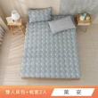 【HongYew 鴻宇】台灣製100%精梳棉 床包枕套組 雙人(多款)